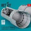 RESKIT RSU48-0468 F-4 (E, J, F, G, S) Phantom II exhaust nozzles for Academy kit (3D Printed) (1/48)